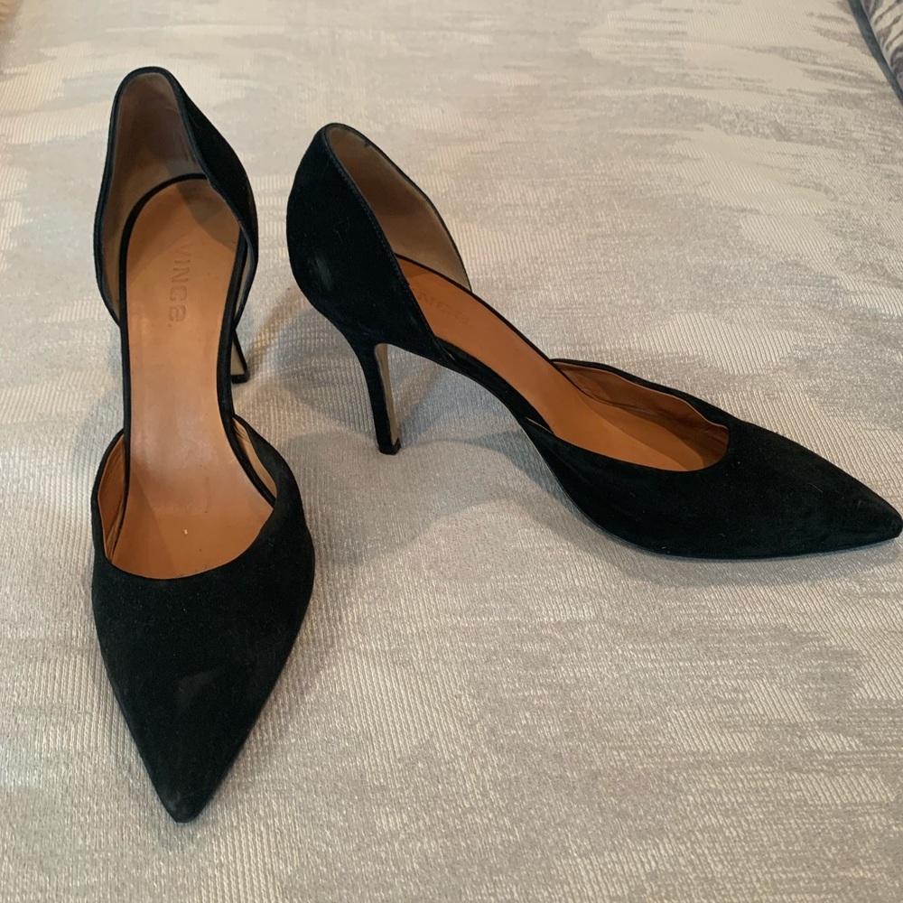 Vince Suede d’orsay heels